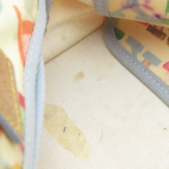 Dooney And Bourke Graffiti Spell Out Purse Coated Canvas Y2K No Strap - Picture 9 of 9